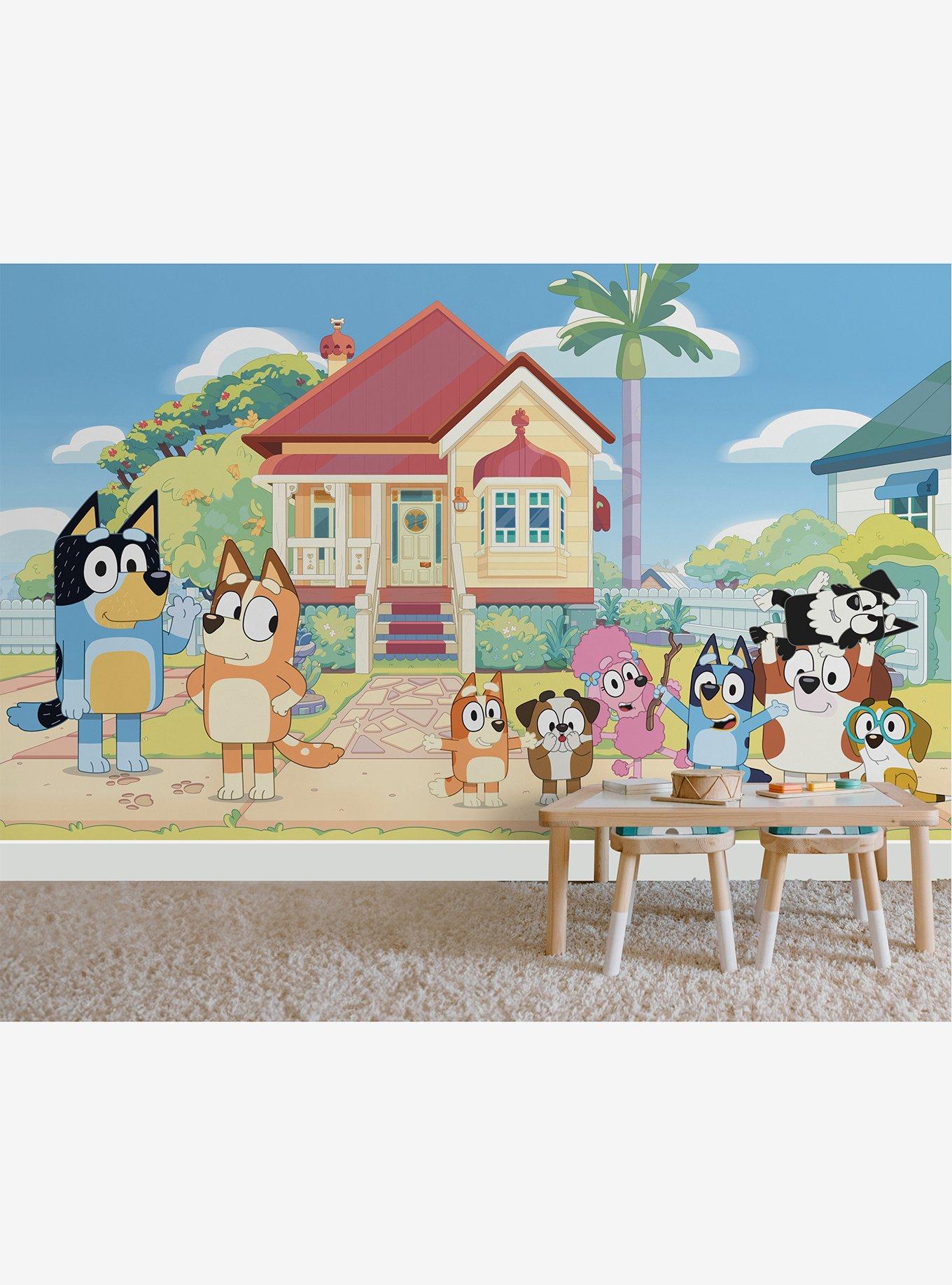 Bluey Friends & Family Peel & Stick Mural, , hi-res