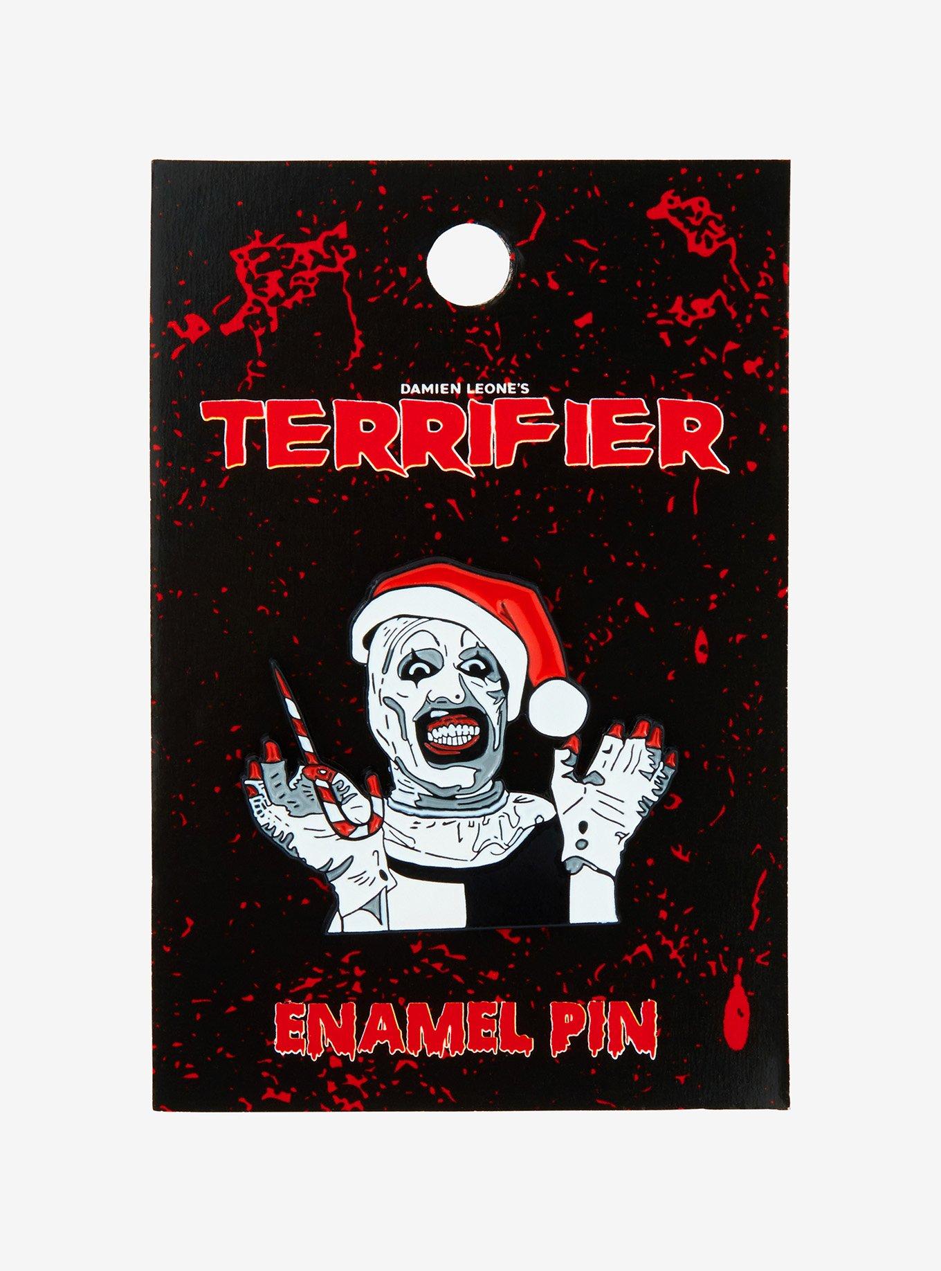Terrifier Santa Art Enamel Pin, , alternate