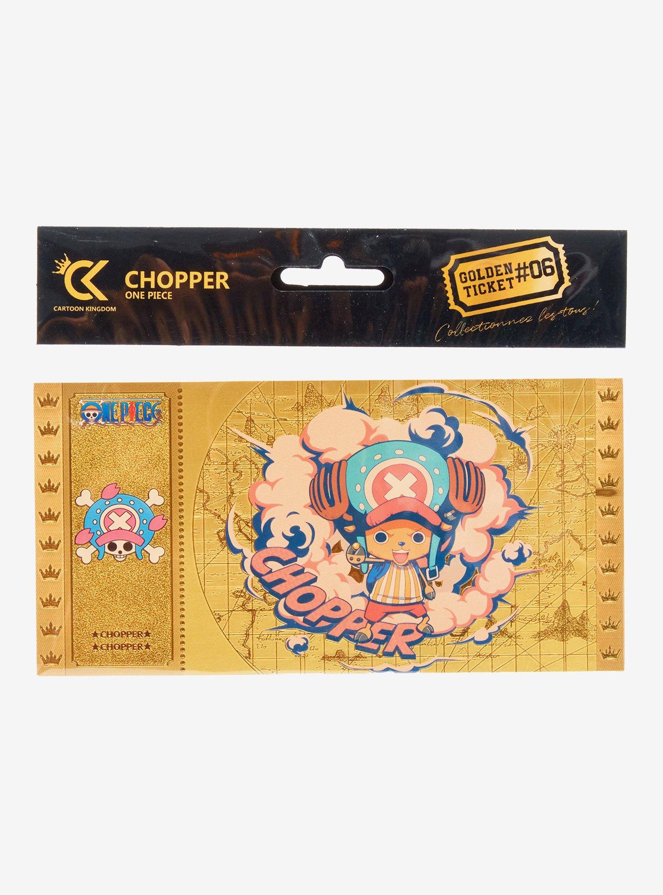Cartoon Kingdom One Piece Chopper Collectible Golden Ticket, , alternate