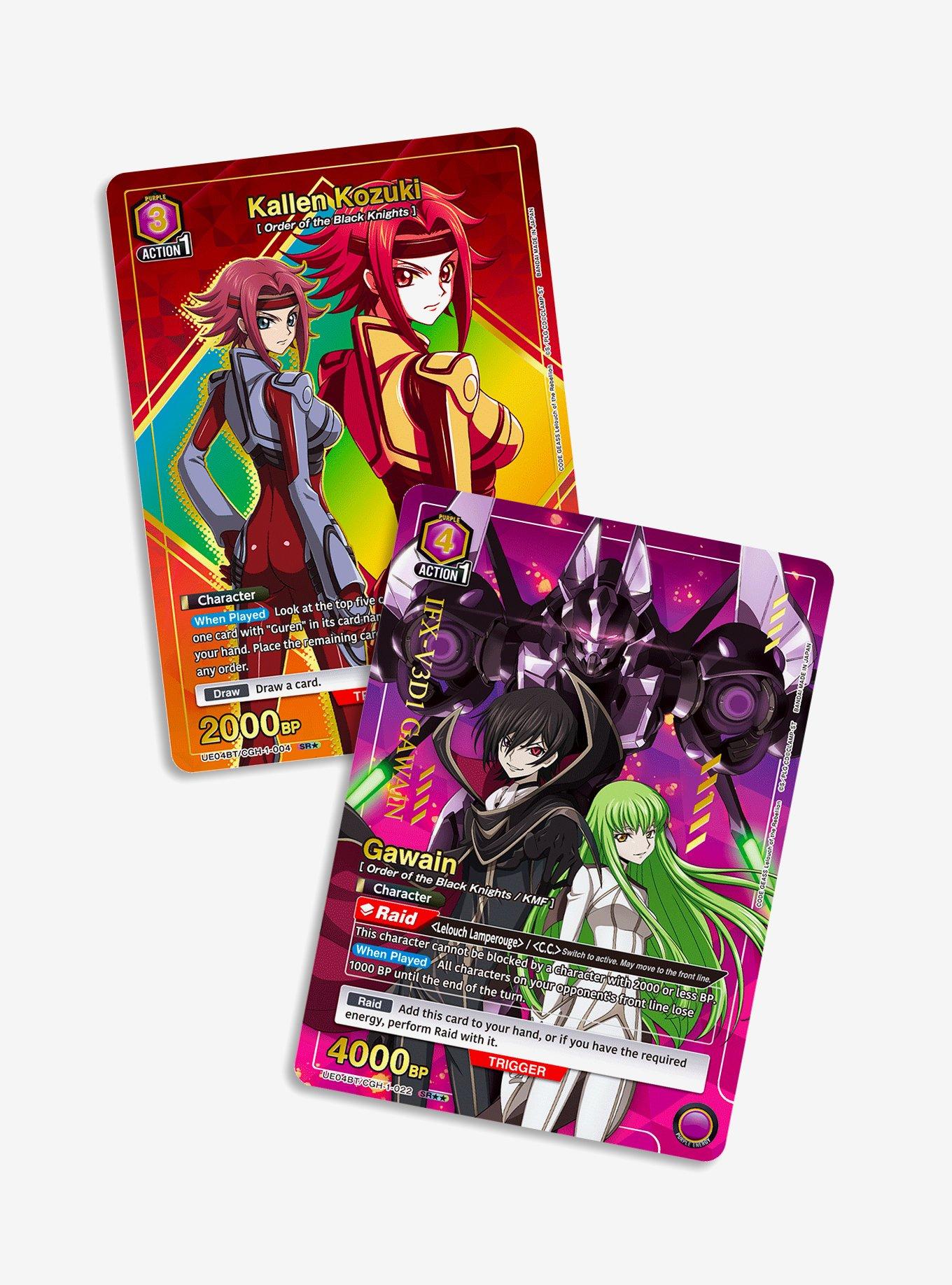 Union Arena Code Geass Lelouch Of The Rebellion Card Game Booster Pack, , alternate