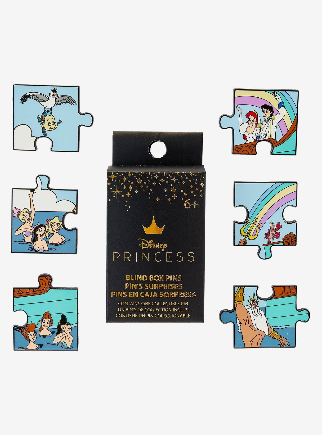 Loungefly Disney The Little Mermaid Puzzle Blind Box Enamel Pin, , alternate