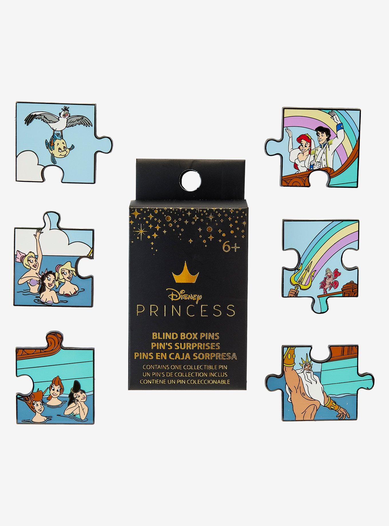 Loungefly Disney The Little Mermaid Puzzle Blind Box Enamel Pin, , hi-res