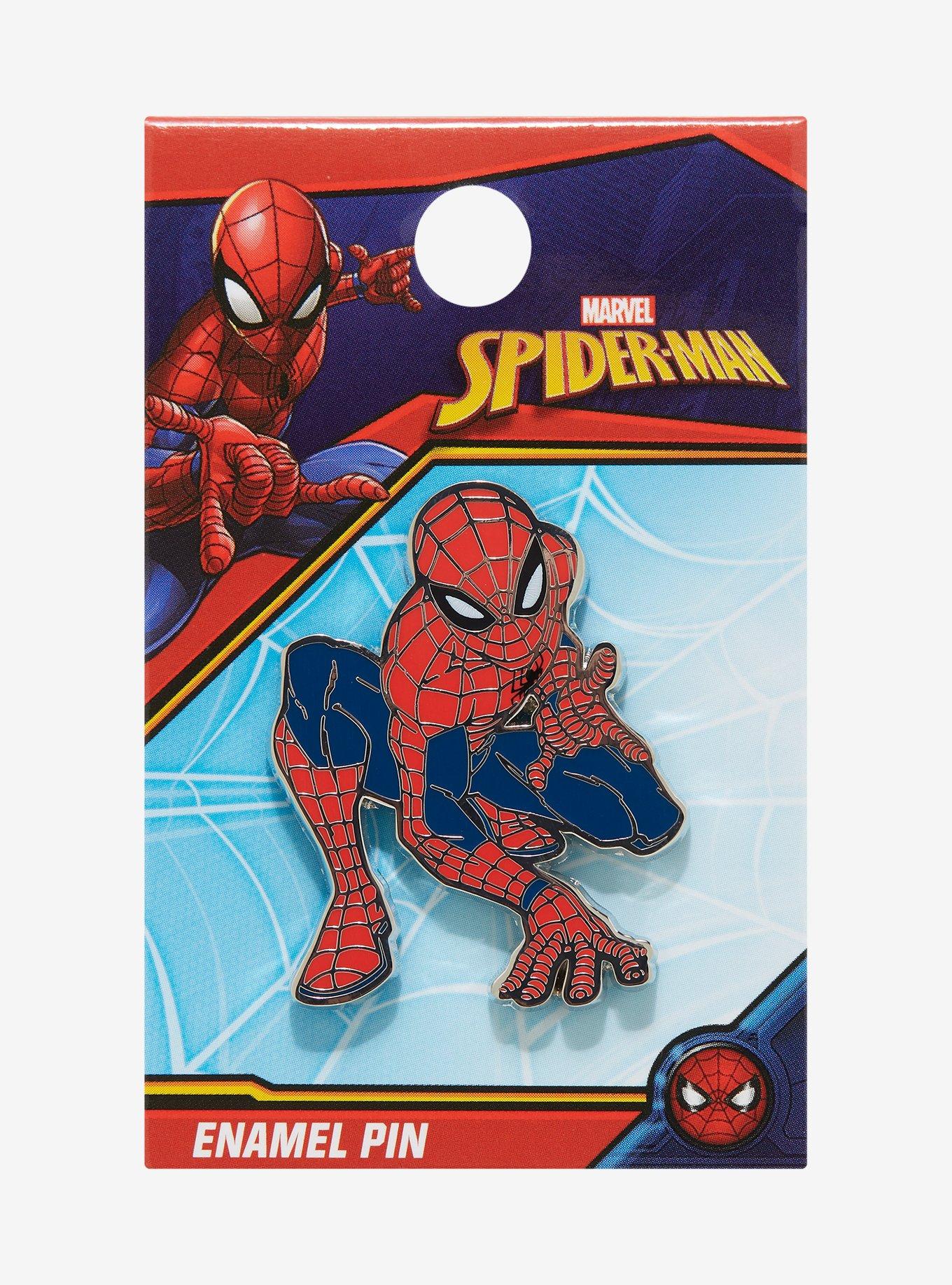 Marvel Spider-Man Hero Pose Enamel Pin, , alternate