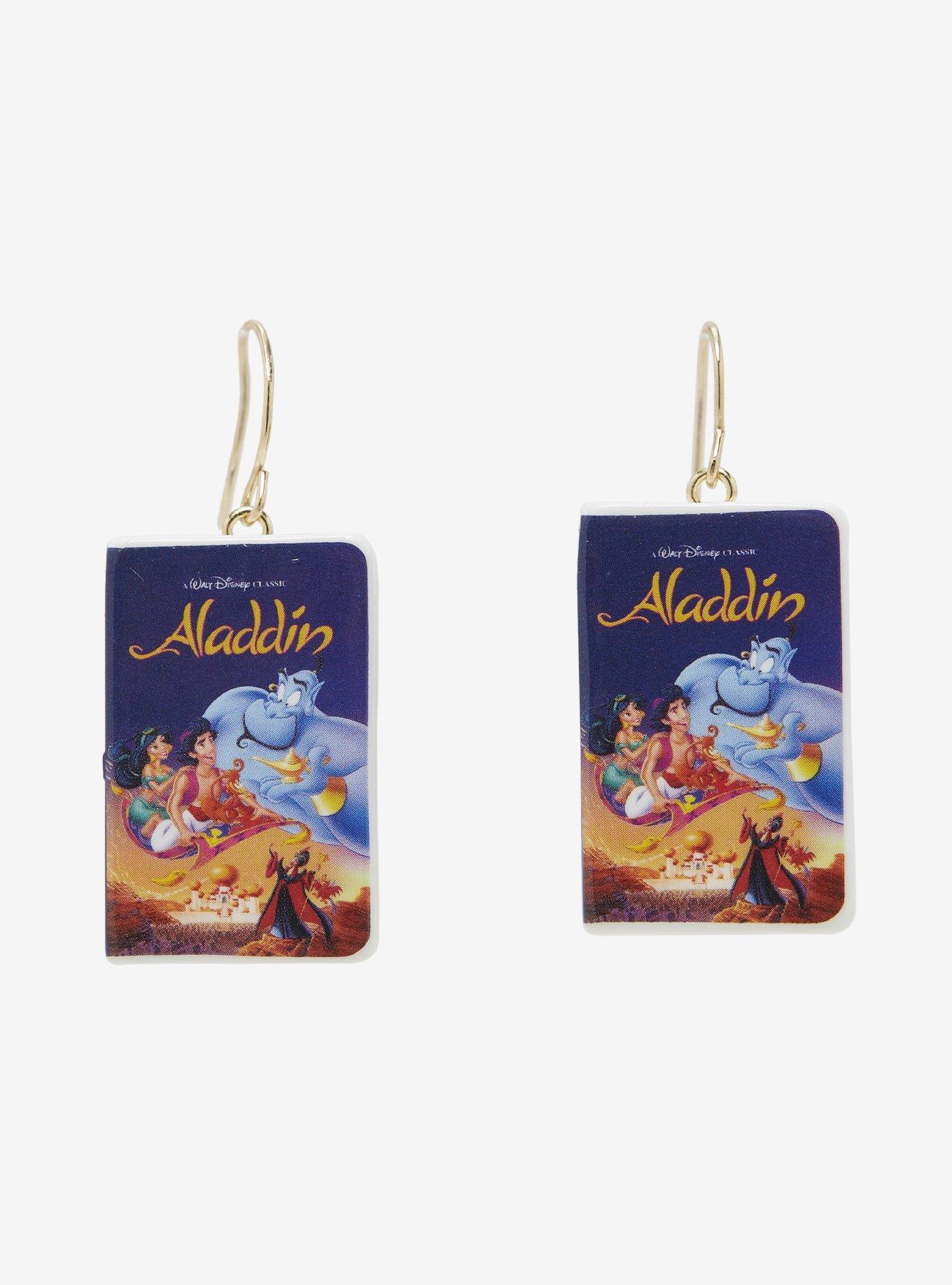 Disney Aladdin VHS Drop Earrings, , hi-res