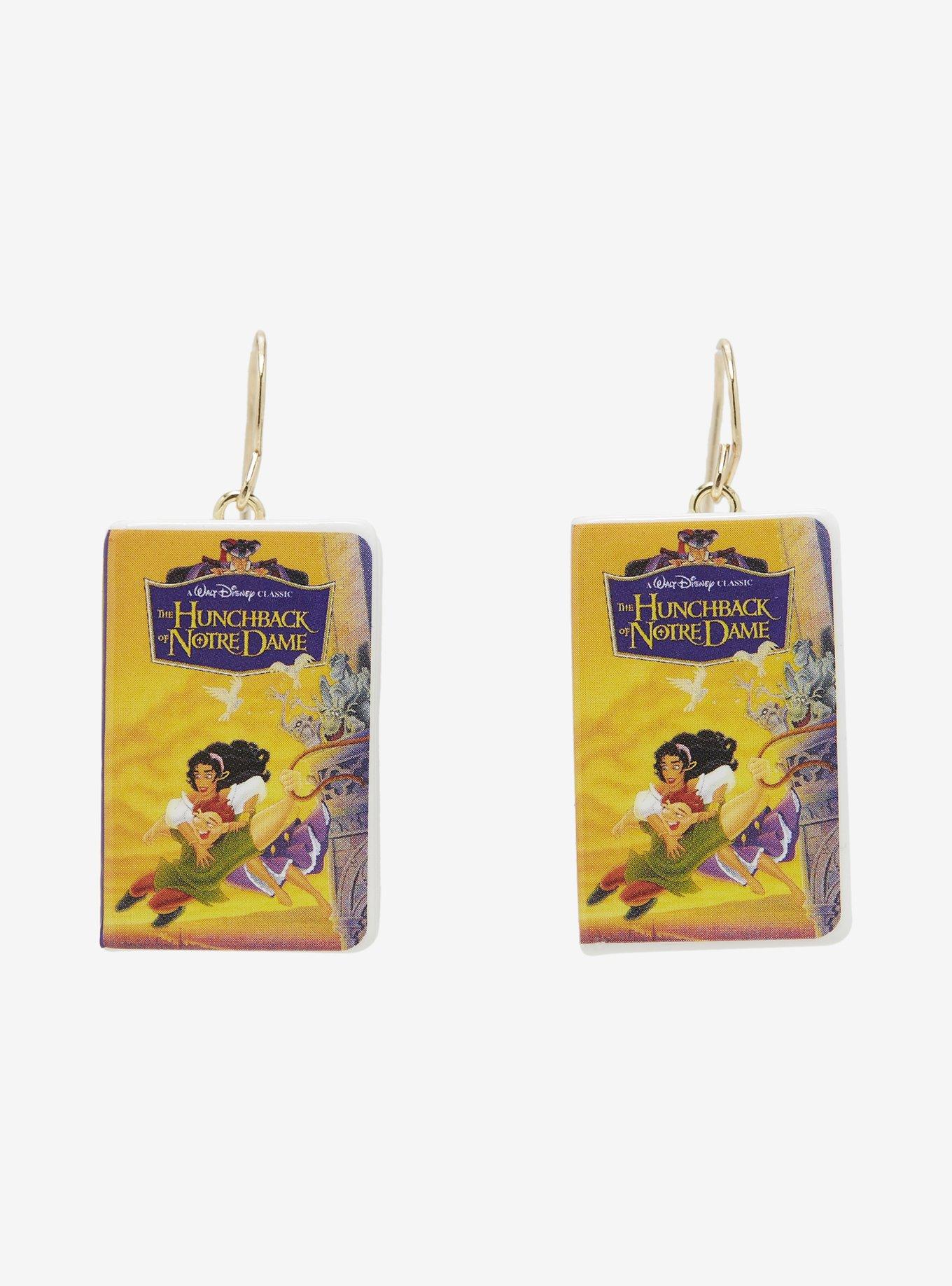 Disney The Hunchback Of Notre Dame VHS Drop Earrings, , hi-res