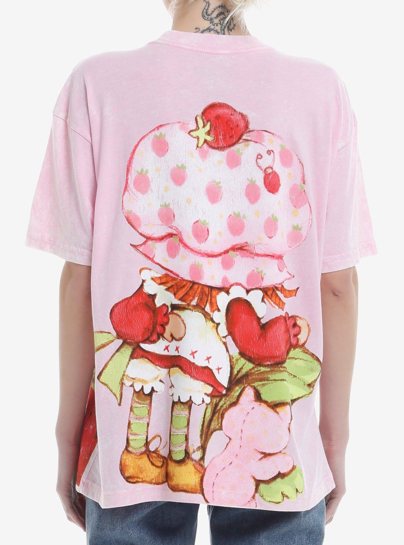 Strawberry Shortcake Vintage Jumbo Print Boyfriend Fit Girls T-Shirt, , hi-res