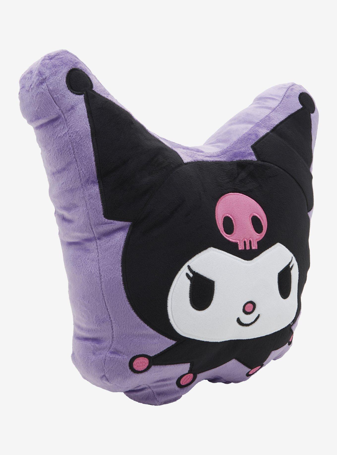 Kuromi Face Figural Pillow, , hi-res