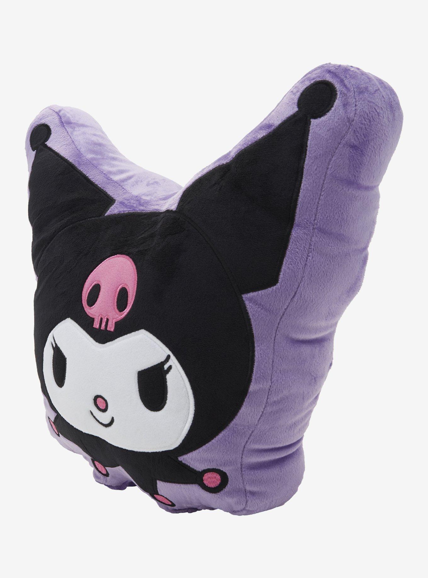 Kuromi Face Figural Pillow, , alternate