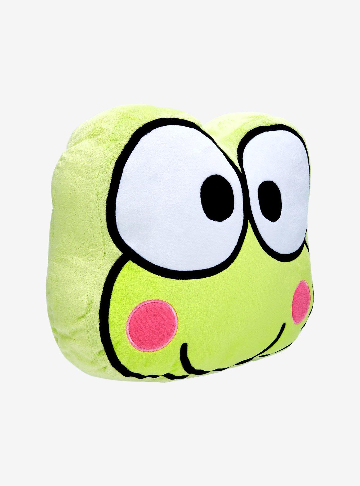 Keroppi Face Figural Pillow, , alternate