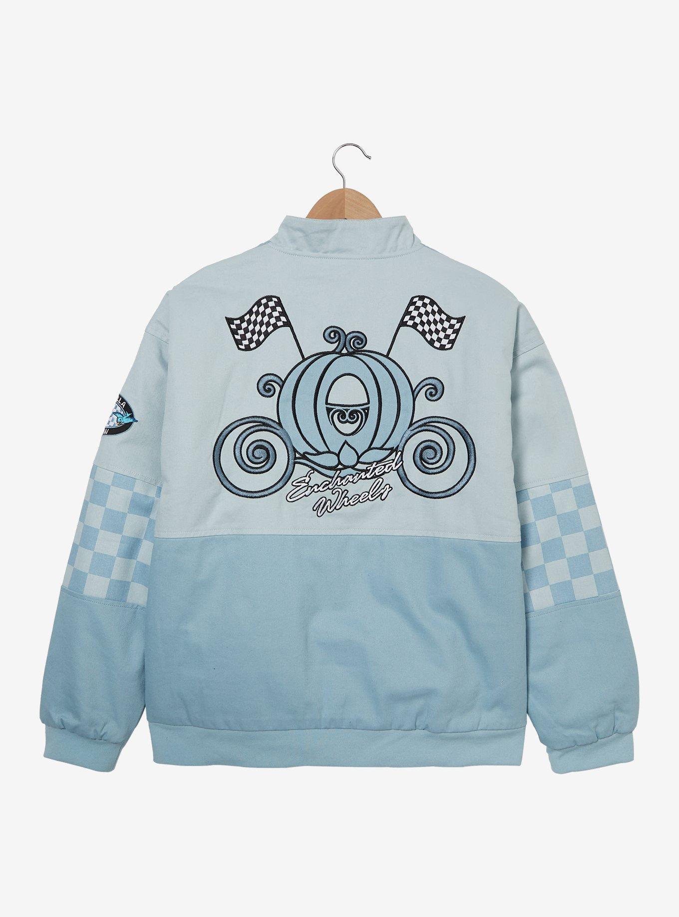 Disney Cinderella Icons Racing Jacket — BoxLunch Exclusive, LIGHT BLUE, alternate