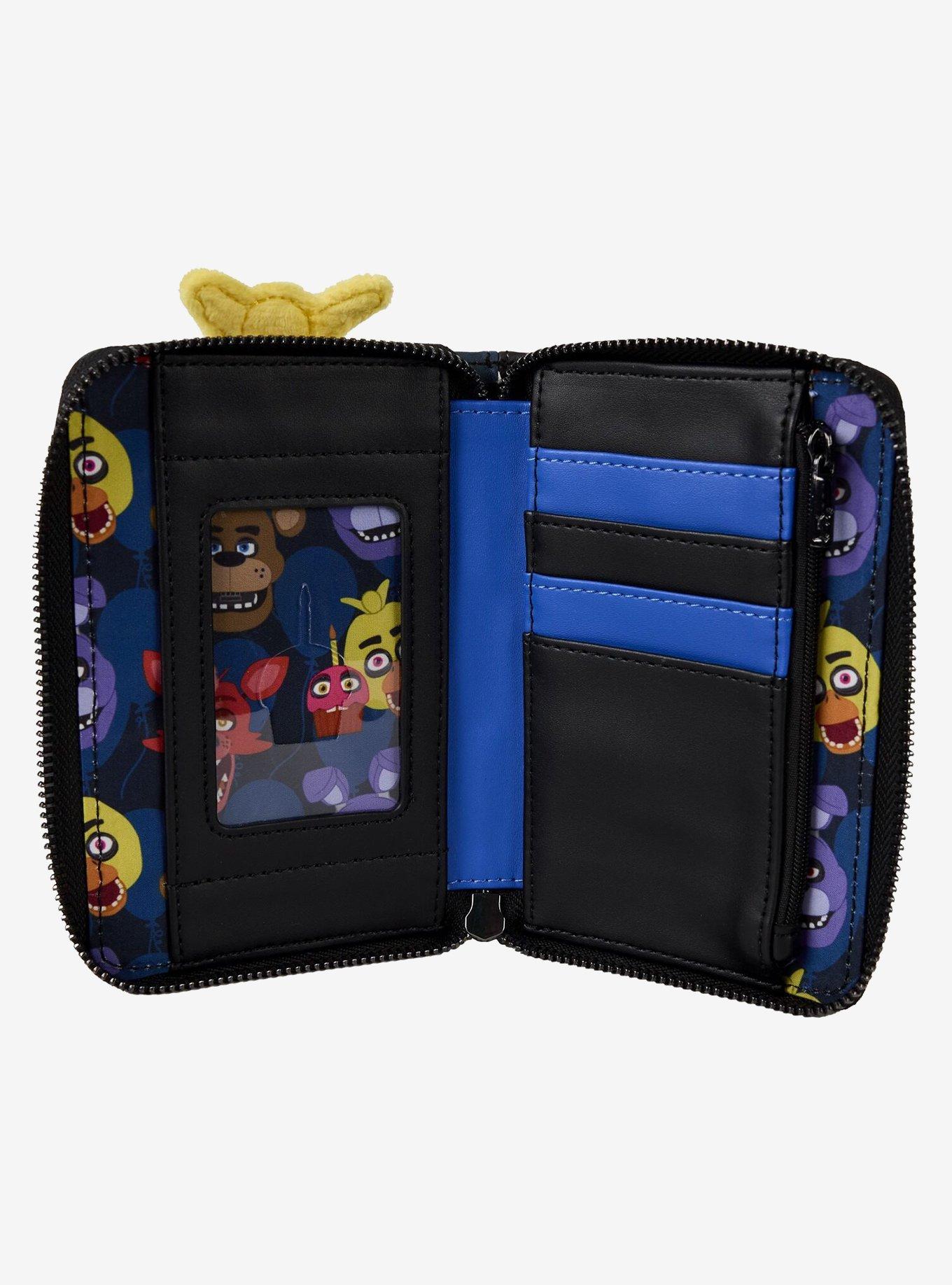 Loungefly Five Nights at Freddy's Chica Plush Small Zip Wallet, , alternate