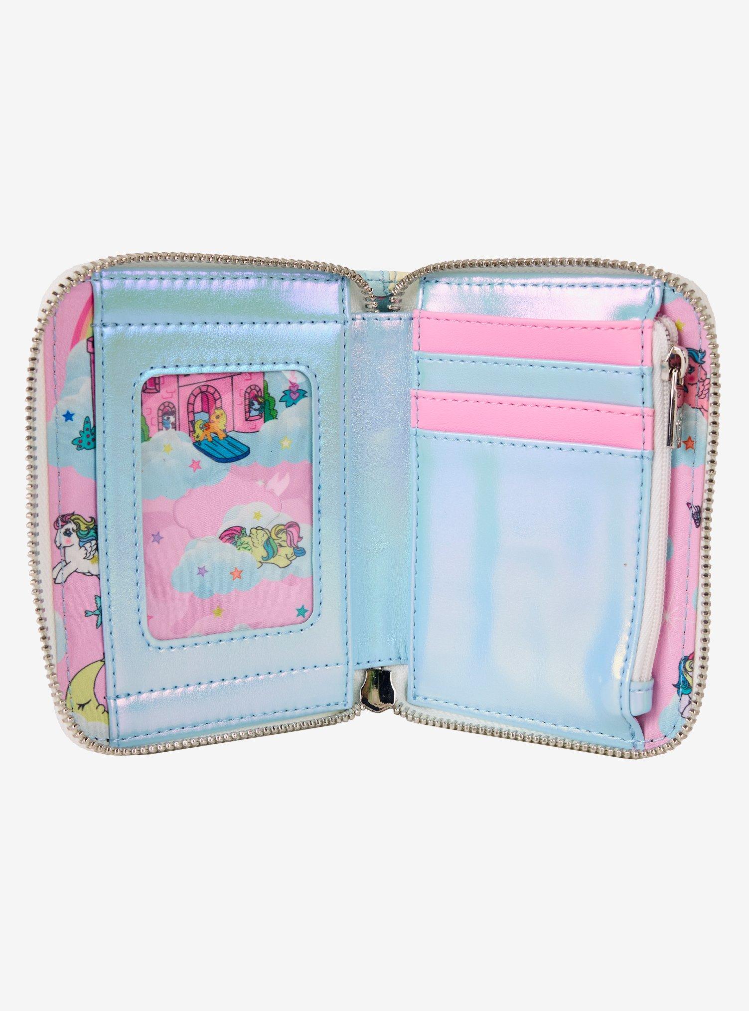 Loungefly My Little Pony Rainbow Clouds Small Zip Wallet, , alternate
