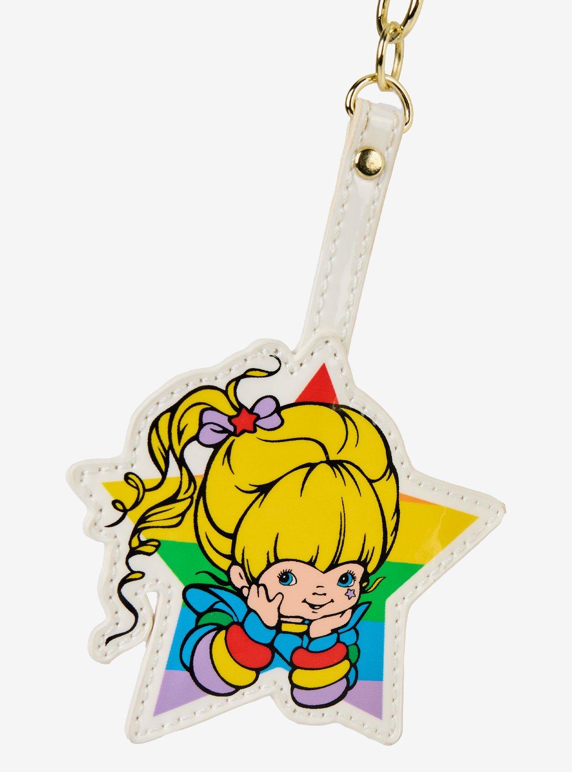 Loungefly Rainbow Brite White Rainbow Convertible Tote Bag with Charm, , alternate