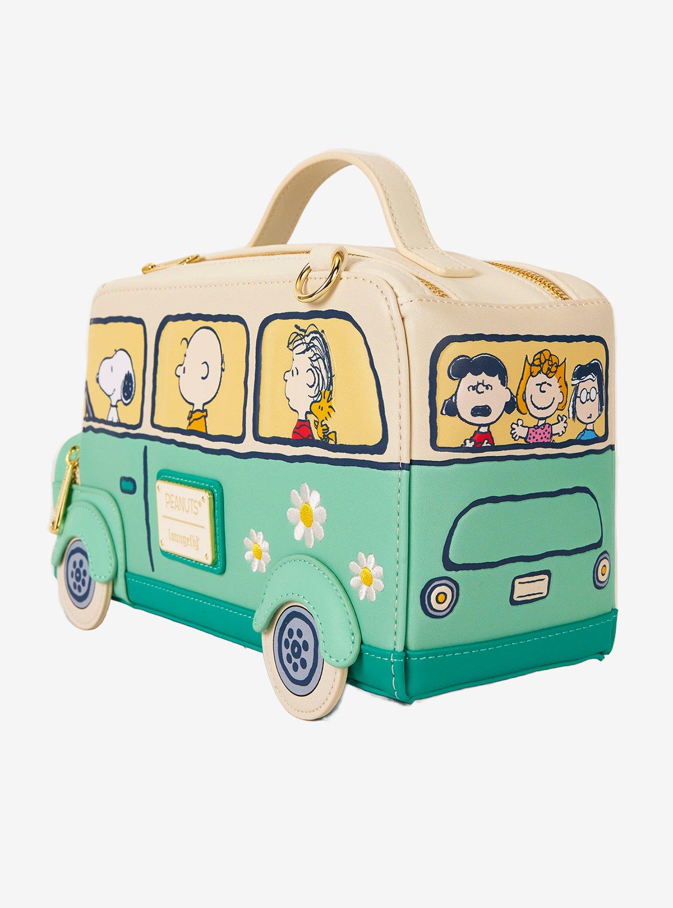 Loungefly Peanuts Gang Road Trip Bus Light Up Figural Crossbody Bag, , alternate