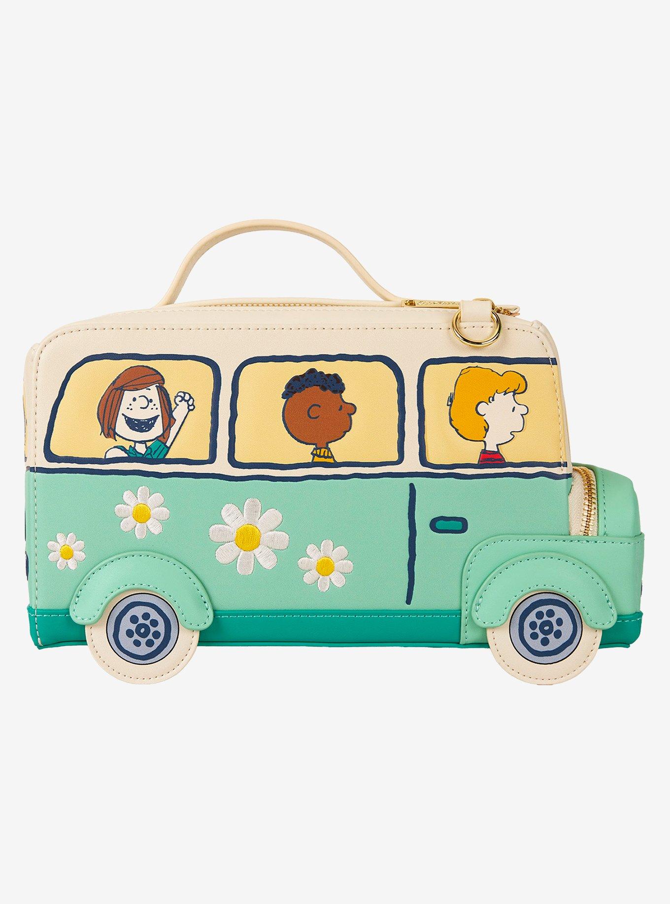 Loungefly Peanuts Gang Road Trip Bus Light Up Figural Crossbody Bag, , alternate