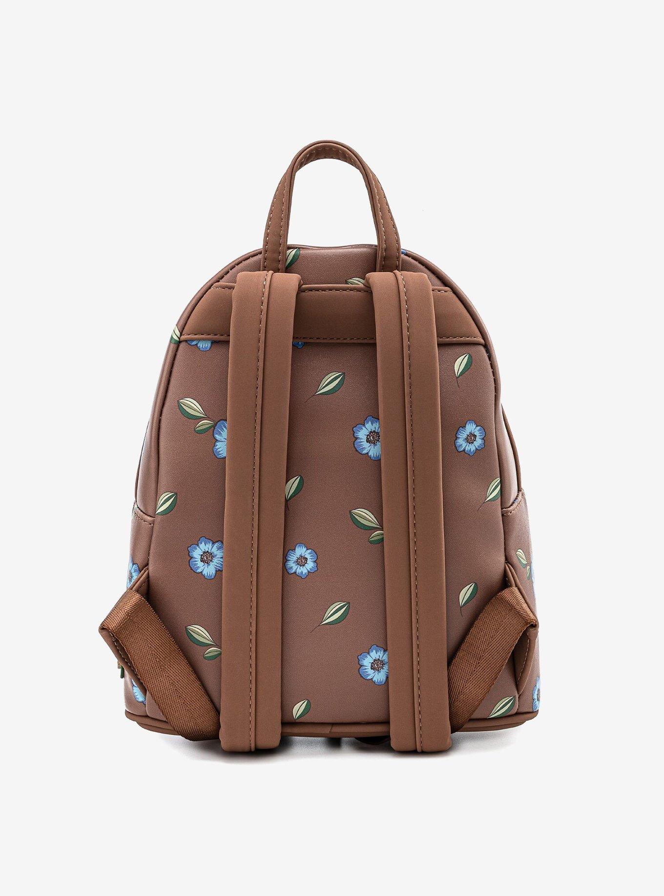 Loungefly Disney The Fox and the Hound Copper & Tod Floral Mini Backpack, , alternate