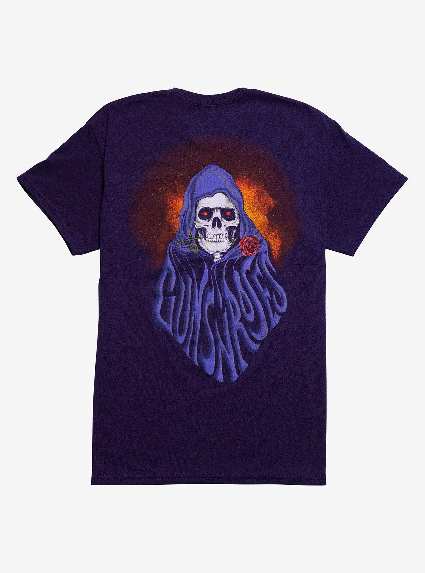 Guns N' Roses Grim Reaper Purple T-Shirt, , hi-res