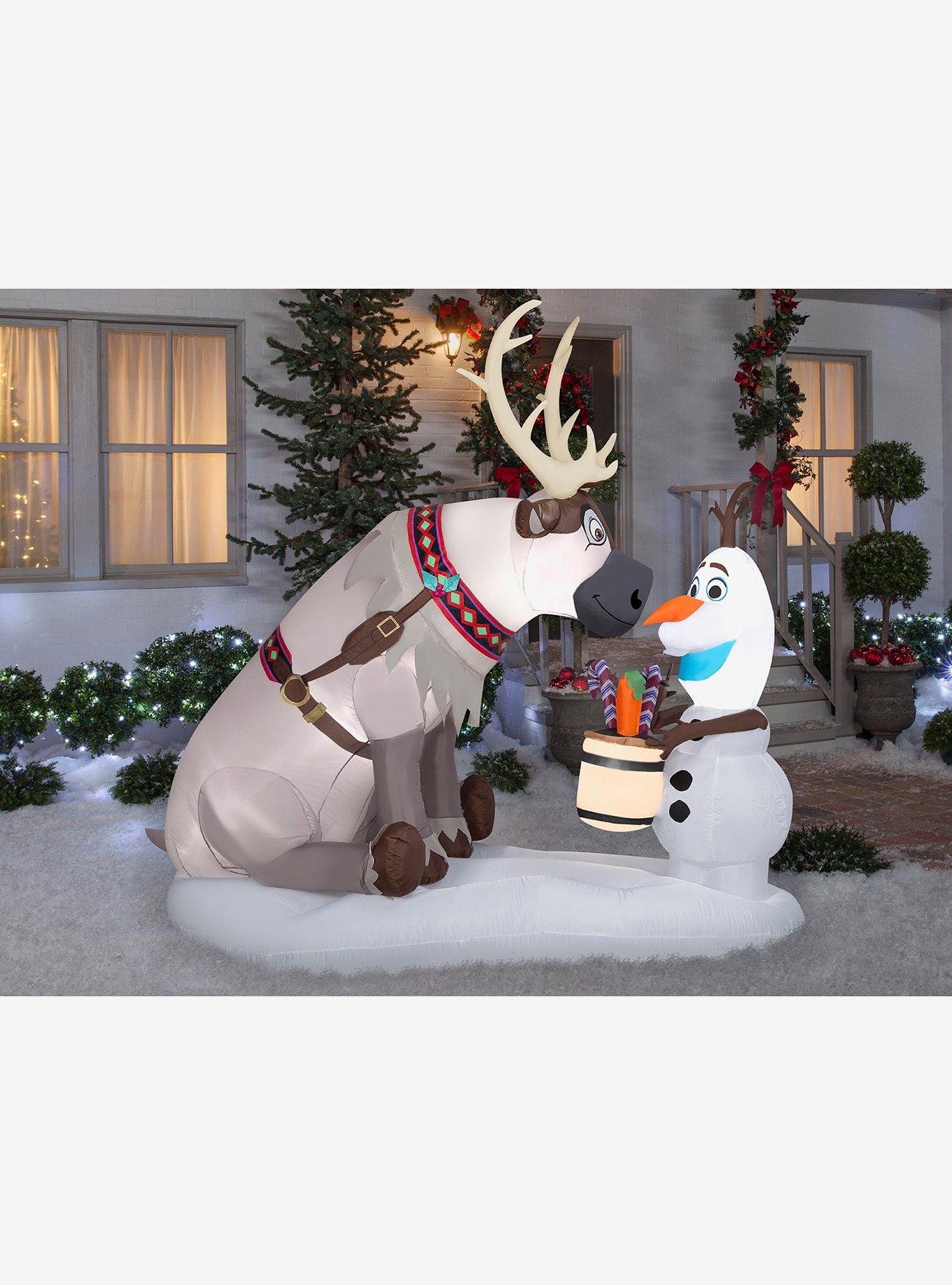 Disney Frozen Olaf and Sven Scene Airblown, , hi-res