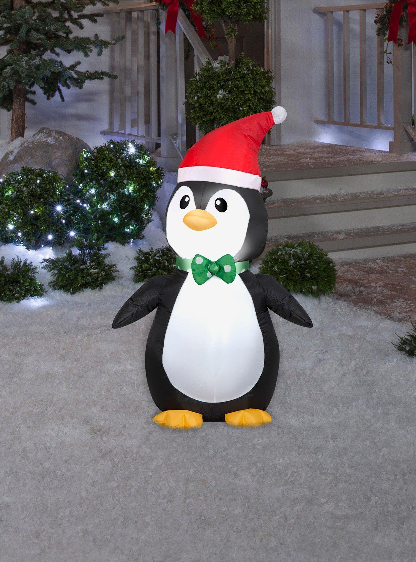 Penguin in Santa Hat Airblown