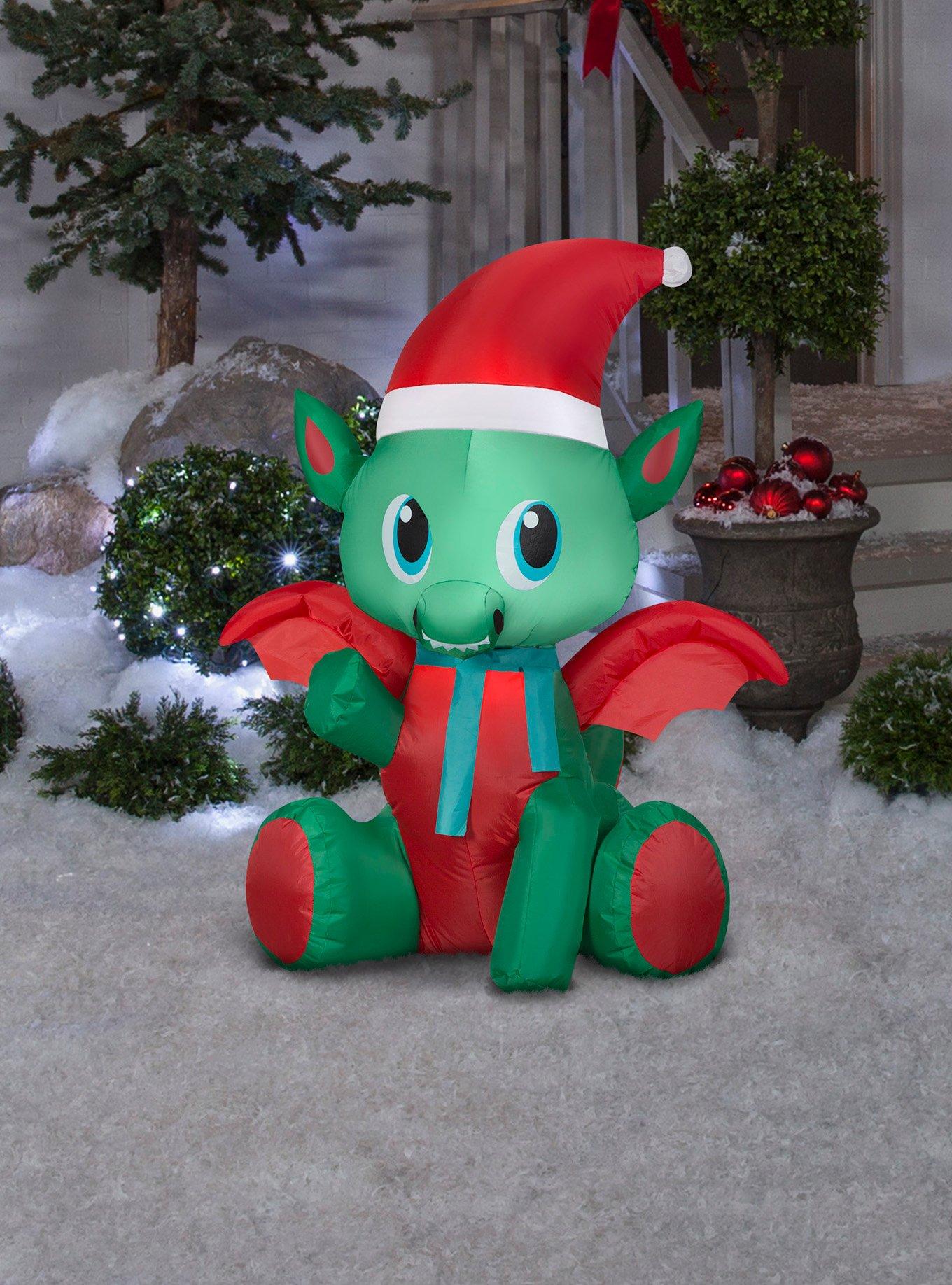 Baby Dragon Christmas Airblown, , hi-res