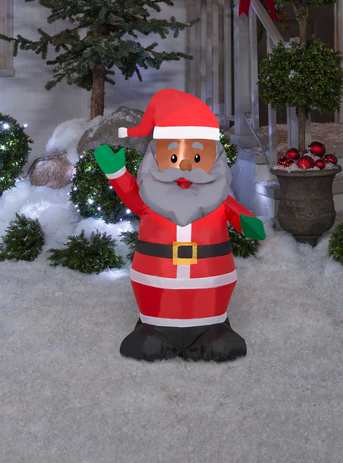 Cheery Santa Airblown, , hi-res
