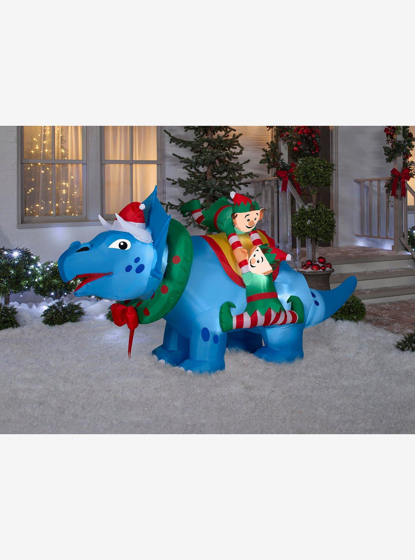 Triceratops with Elves Airblown