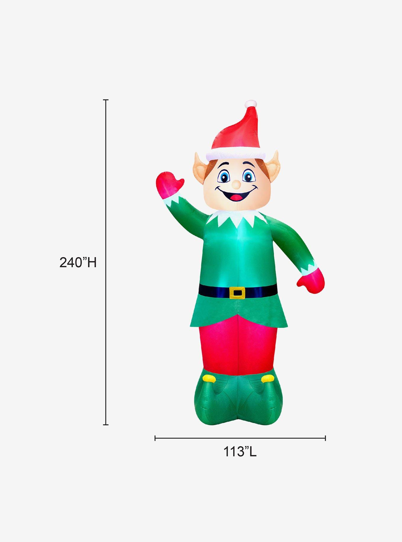 Colossal Elf Airflowz Inflatable, , alternate