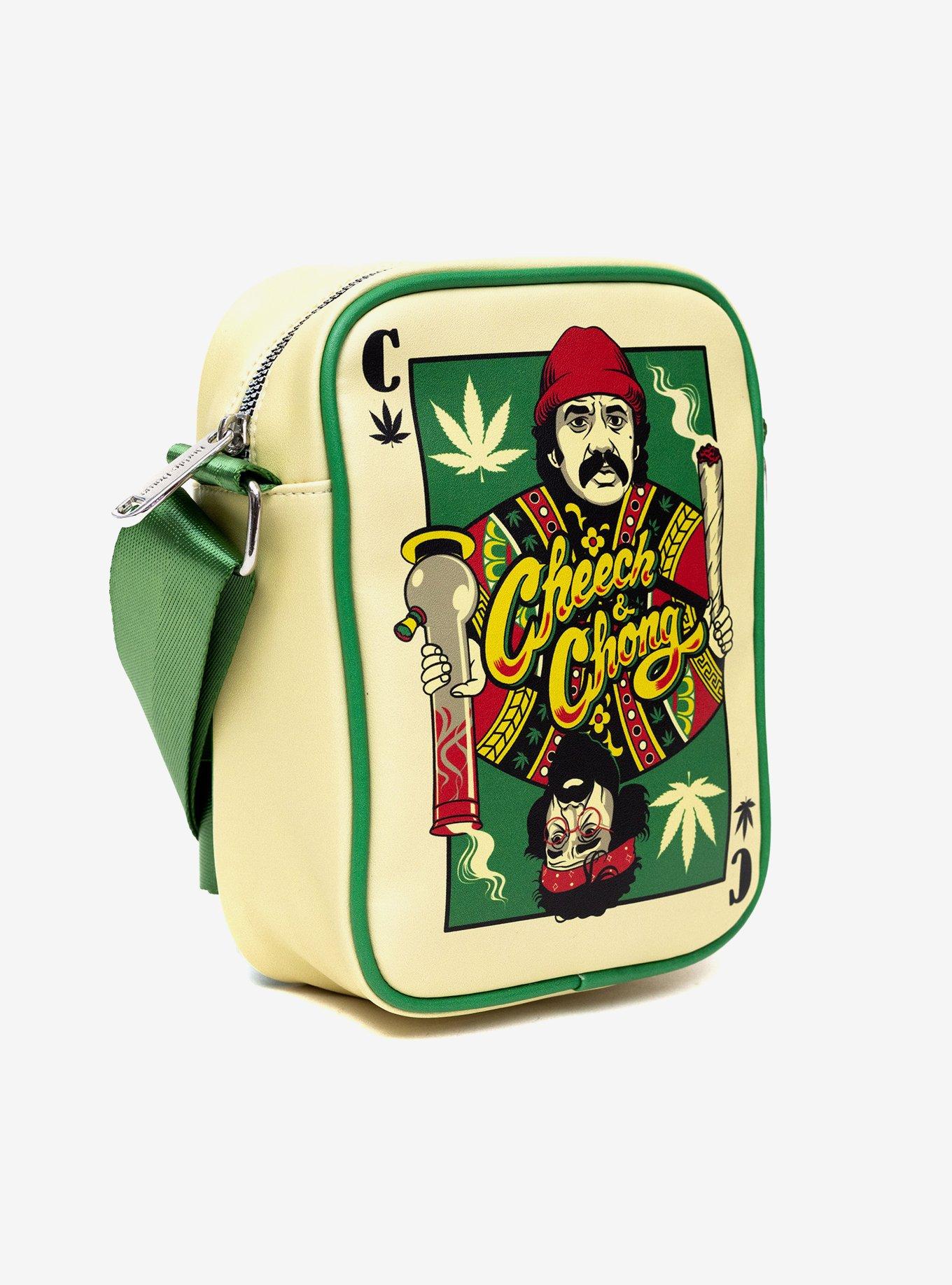 Cheech & Chong Crossbody Backpack Vegan Leather Adjustable Strap High style ? Cheech & Chong vegan leather crossbody  main image 4