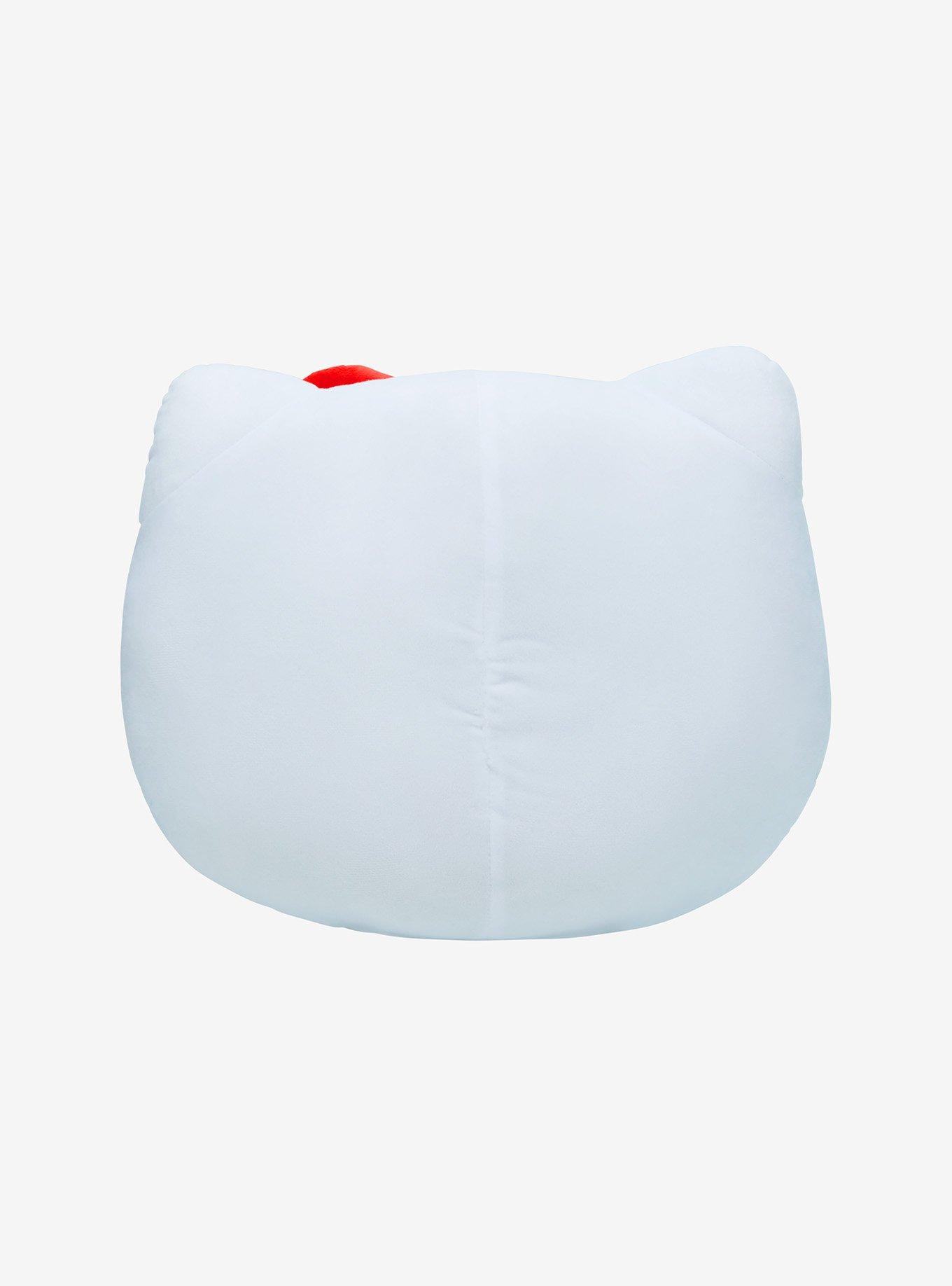 Hello Kitty Red Bow Face Figural Pillow, , alternate