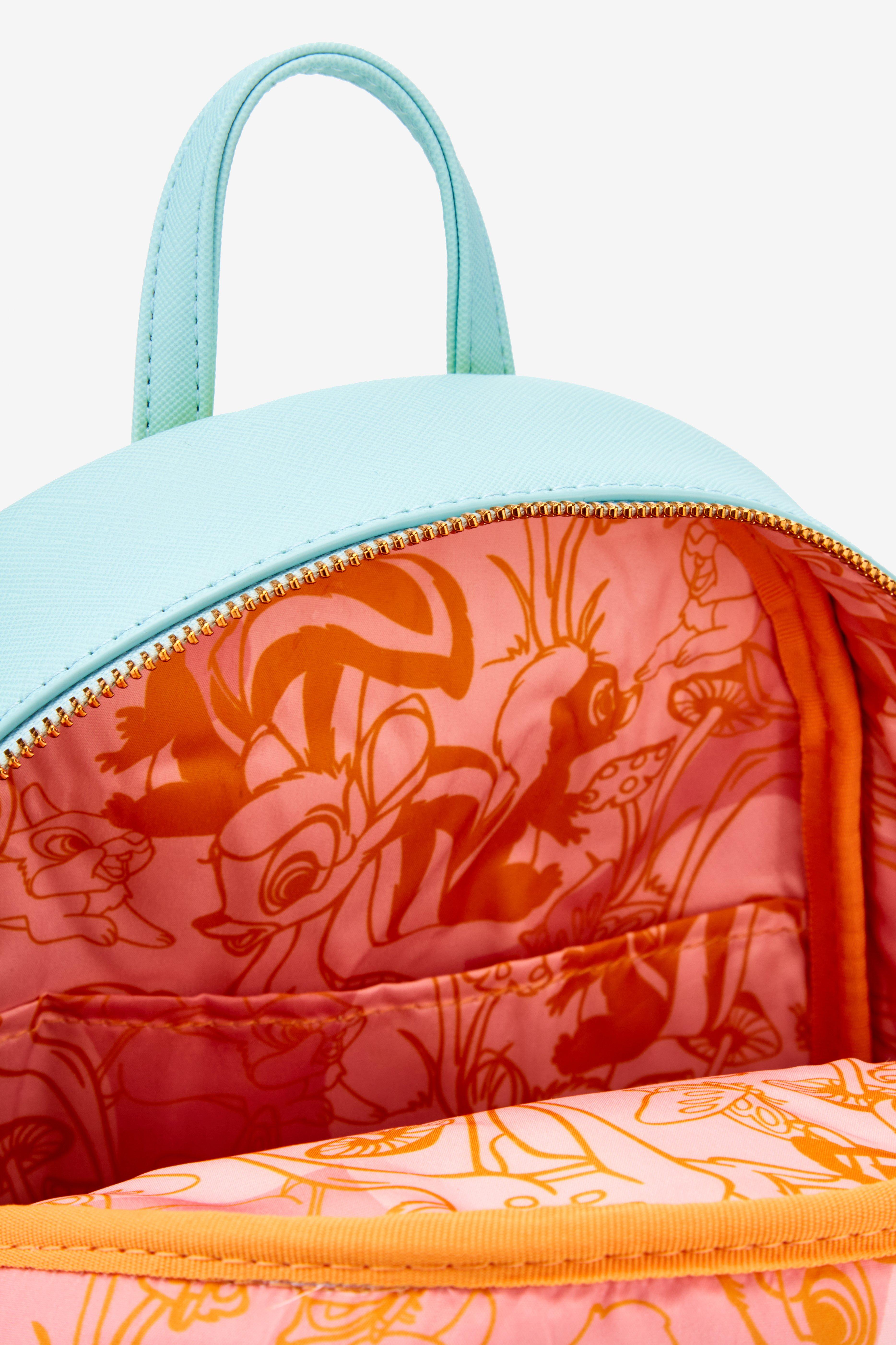 Loungefly Disney Bambi Forest Friends Triple Pocket Mini Backpack, , alternate