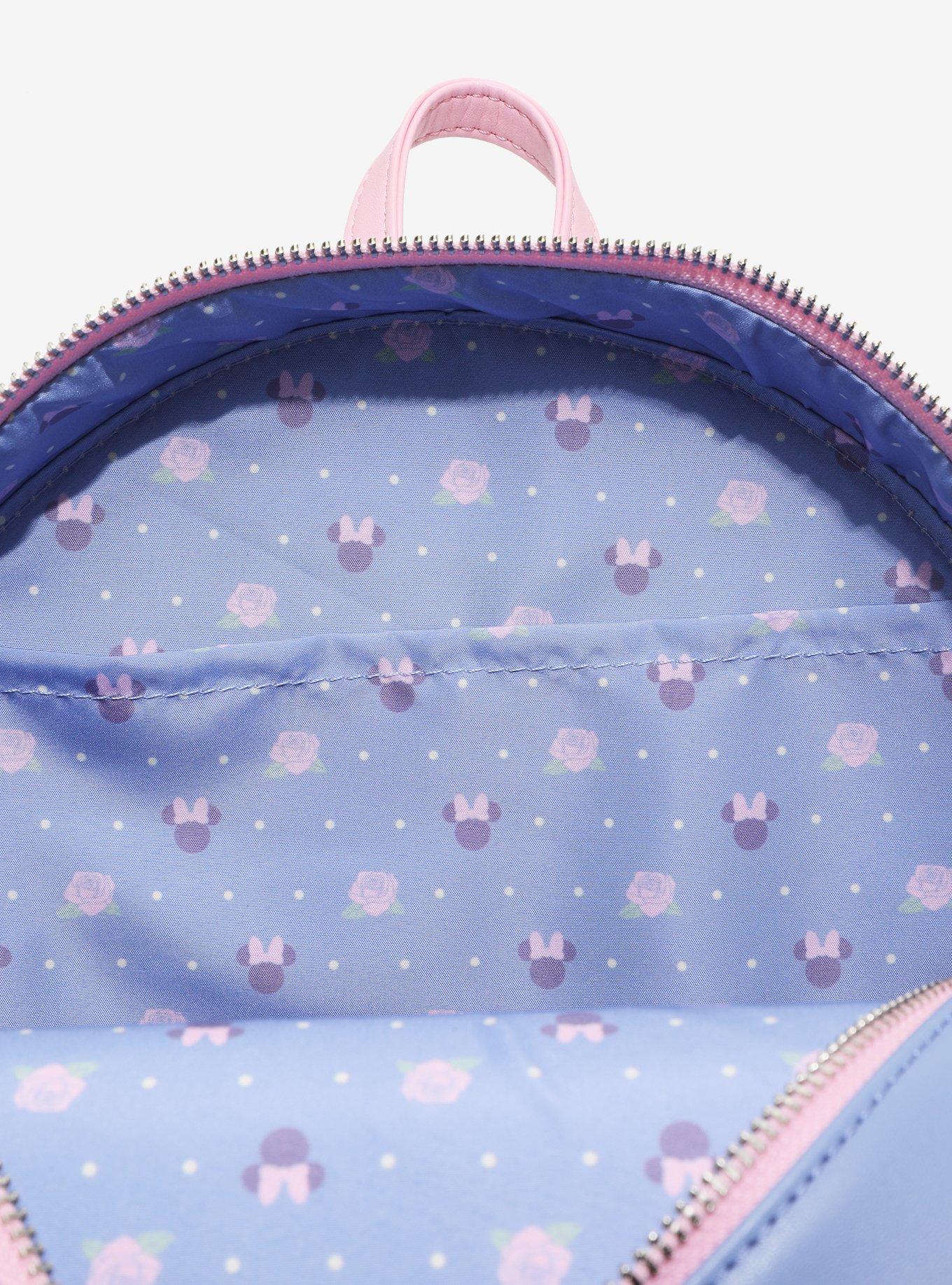 Loungefly Disney Minnie Mouse Floral Lace Mini Backpack, , alternate