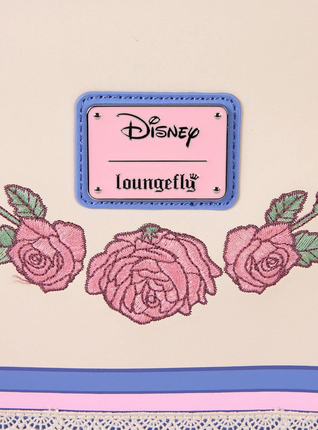 Loungefly Disney Minnie Mouse Floral and Lace Crossbody Bag, , alternate