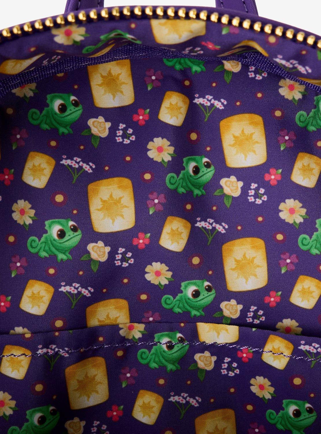 Loungefly Disney Tangled Lanterns Scene Light-Up Mini Backpack, , alternate