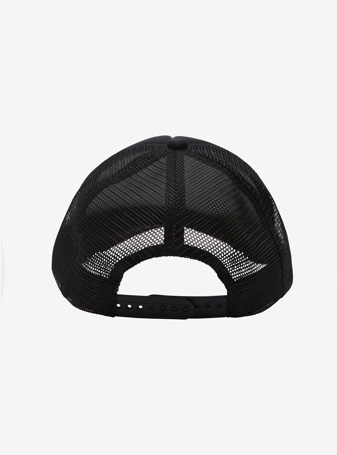 I Heart Crying Rhinestone Trucker Hat, , alternate