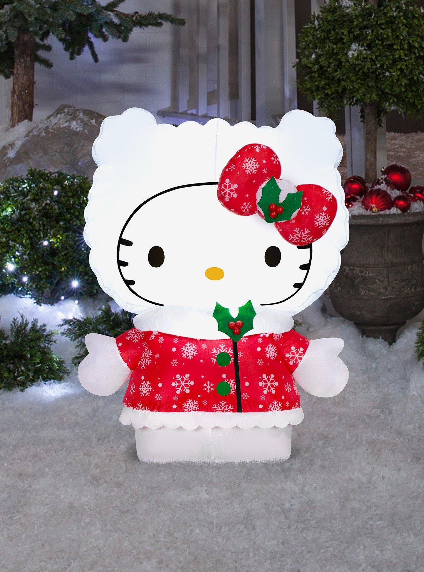 Hello Kitty in Snowflake Dress Airblown, , hi-res