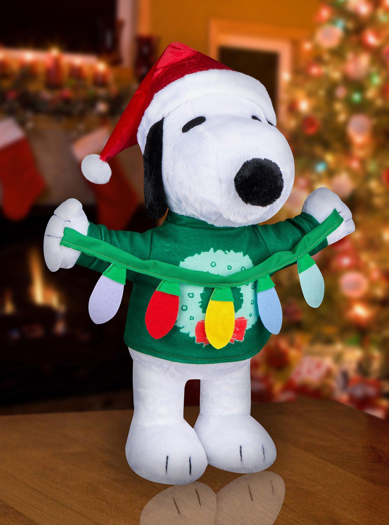 Peanuts Snoopy with Light String Holiday Greeter, , alternate