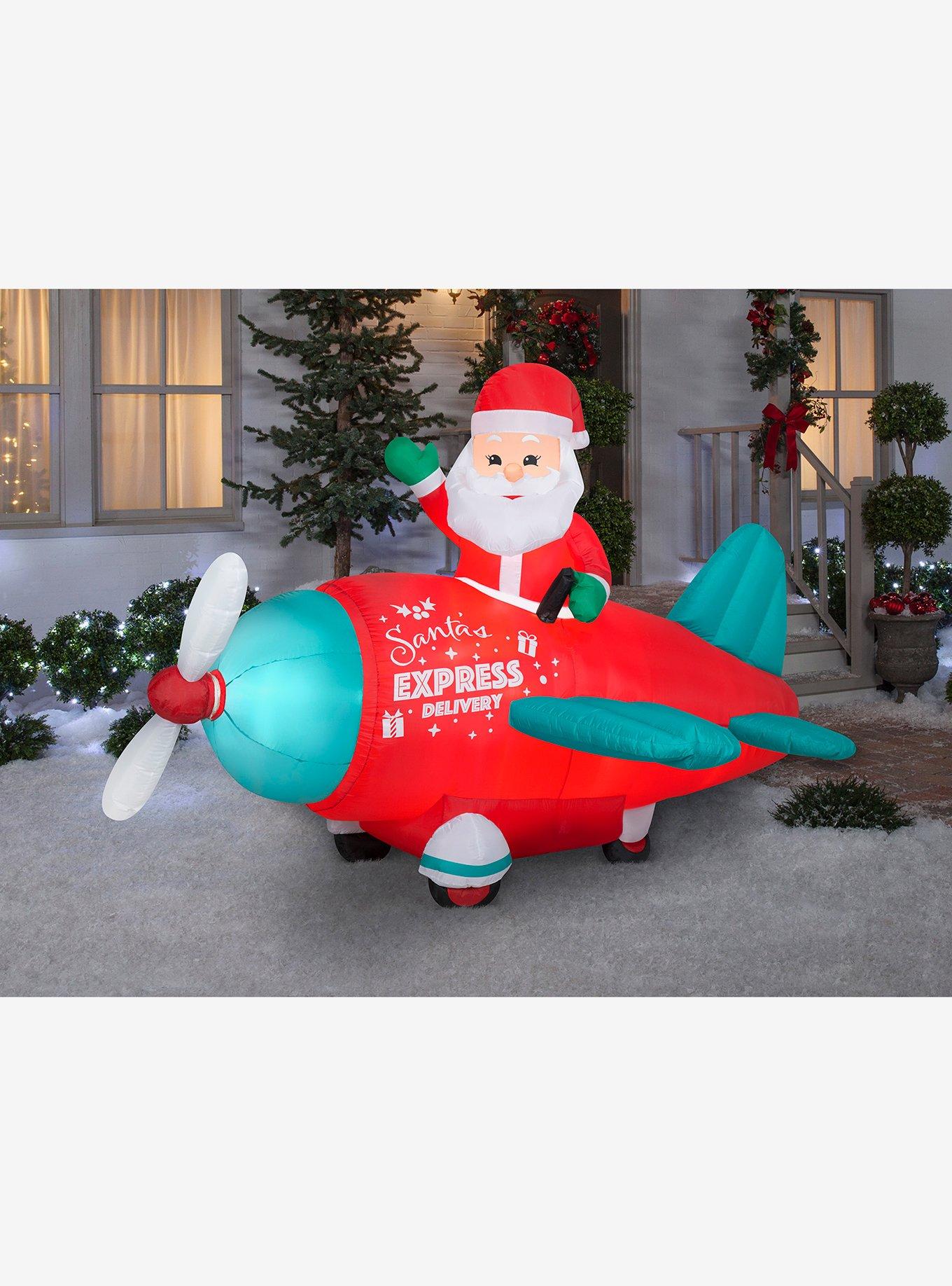 Santa's Express Delivery Animated Airblown, , alternate