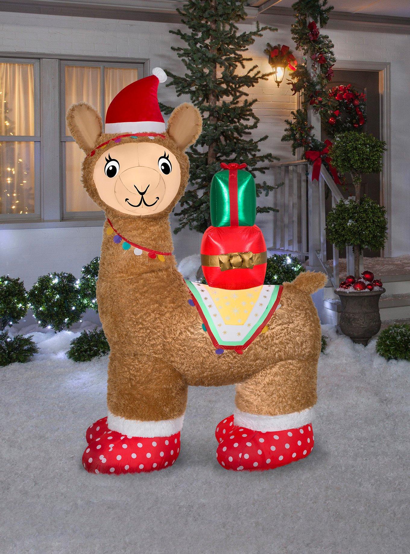 Luxe Alpaca Christmas Airblown, , hi-res