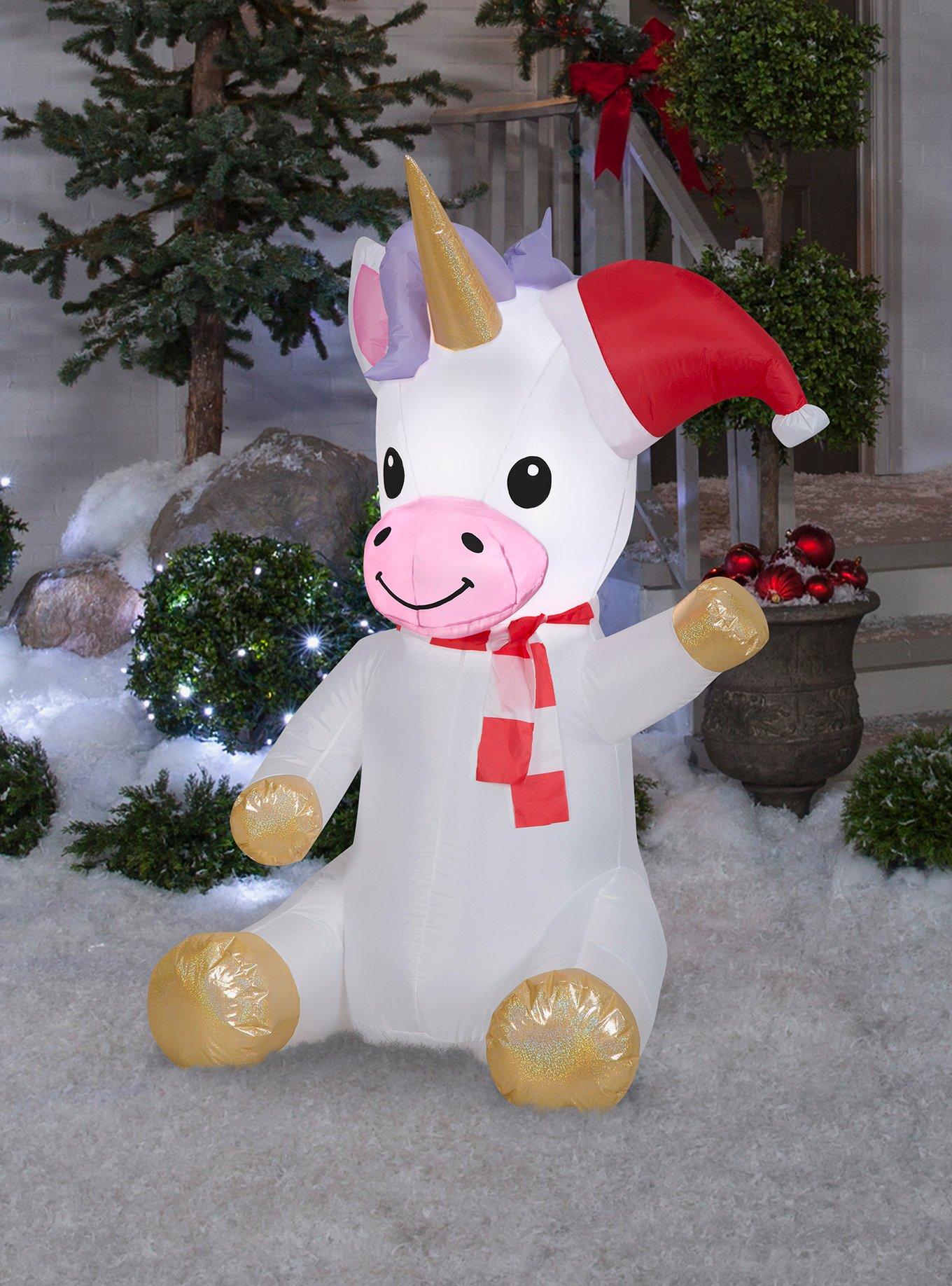 Unicorn Christmas Airblown, , hi-res