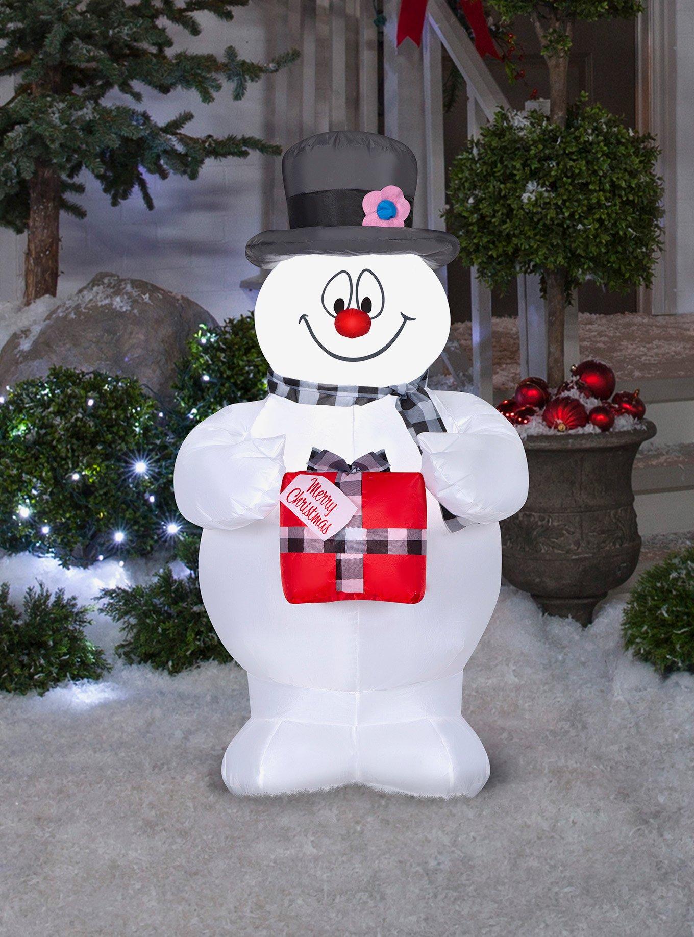 Frosty the Snowman with Scarf Airblown, , alternate