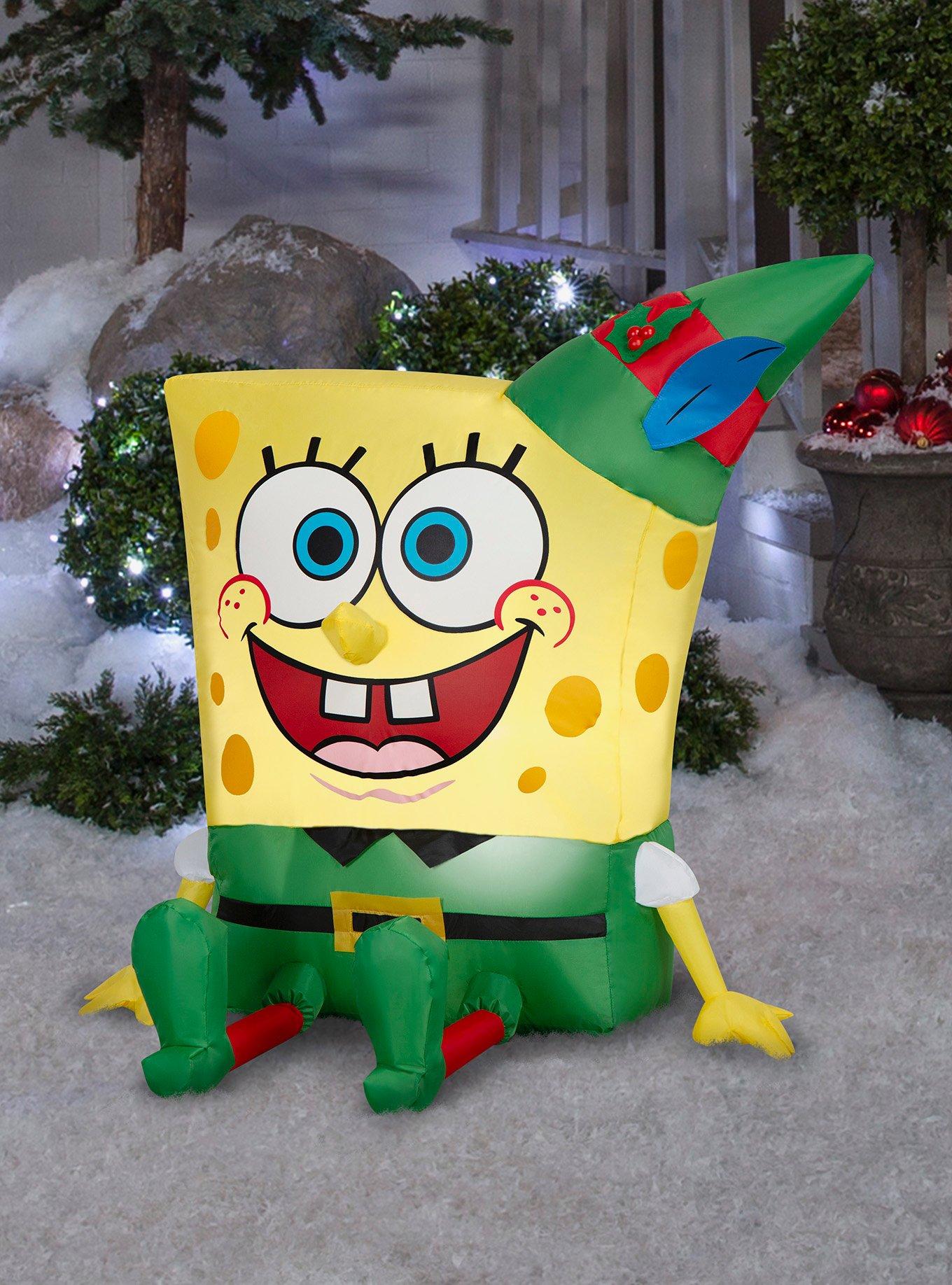 SpongeBob SquarePants in Elf Outfit Airblown, , hi-res