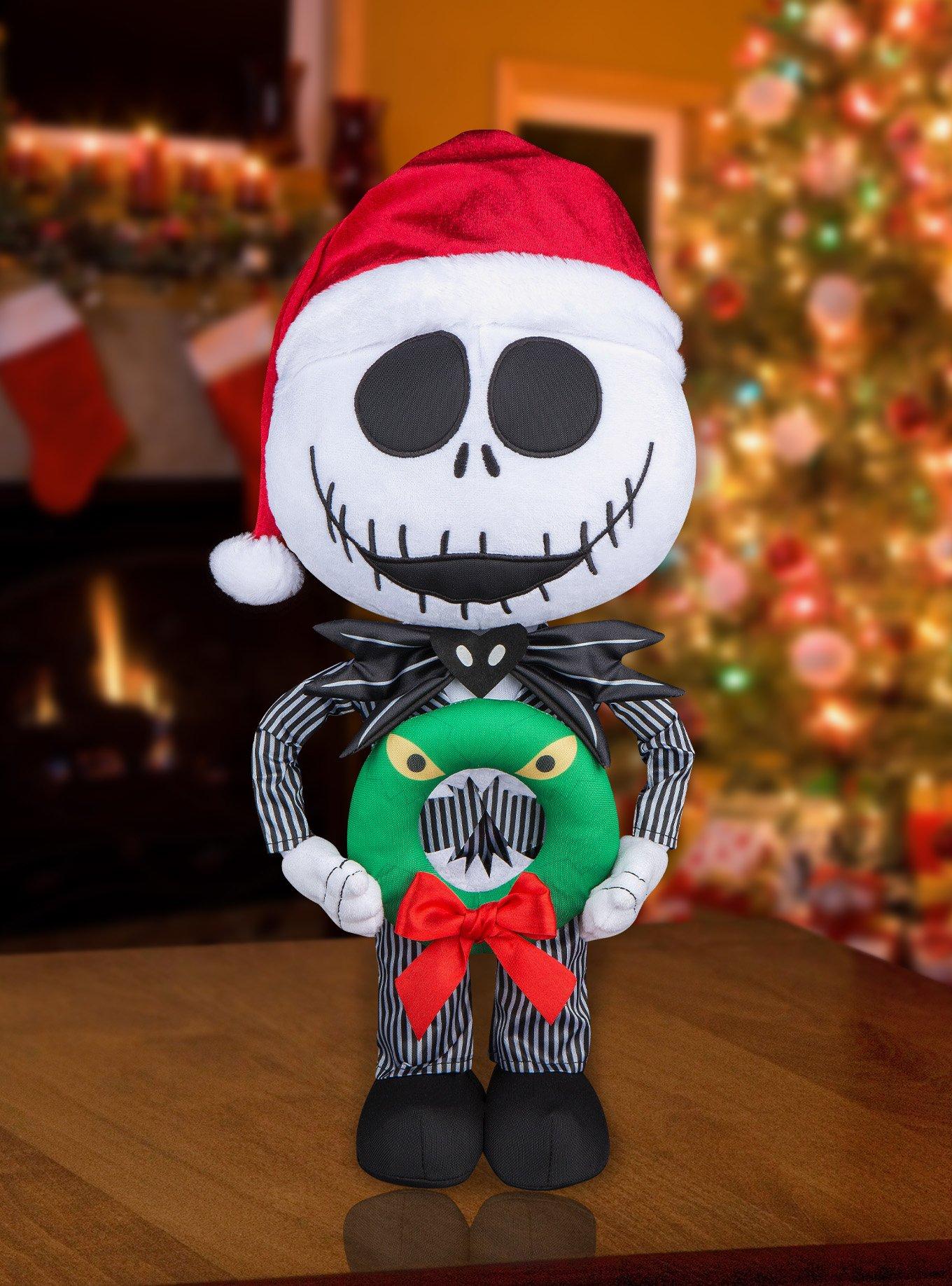 Disney Nightmare Before Christmas Jack Monster Wreath Holiday Greeter, , hi-res