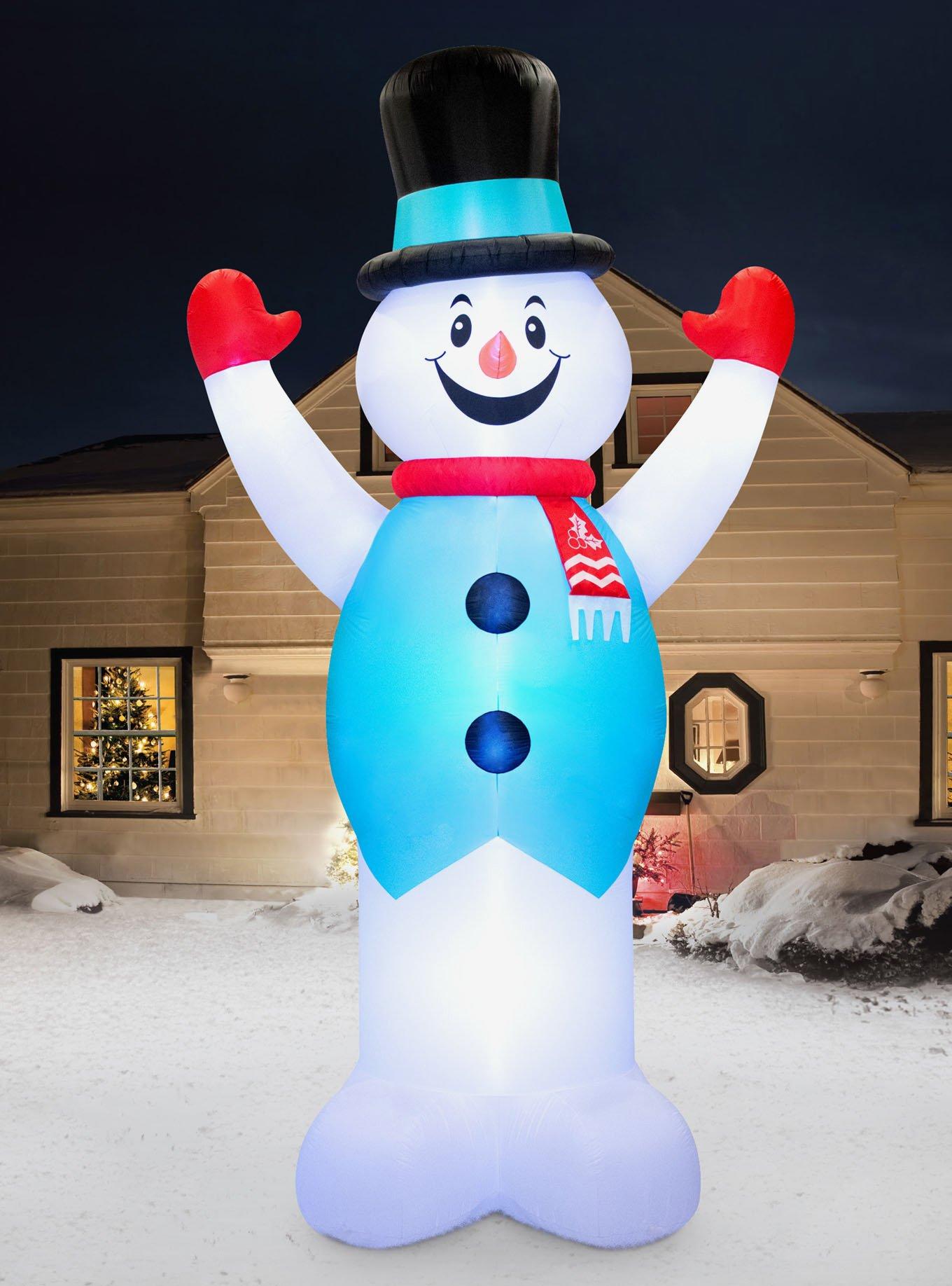 Colossal Snowman Airflowz Inflatable, , hi-res