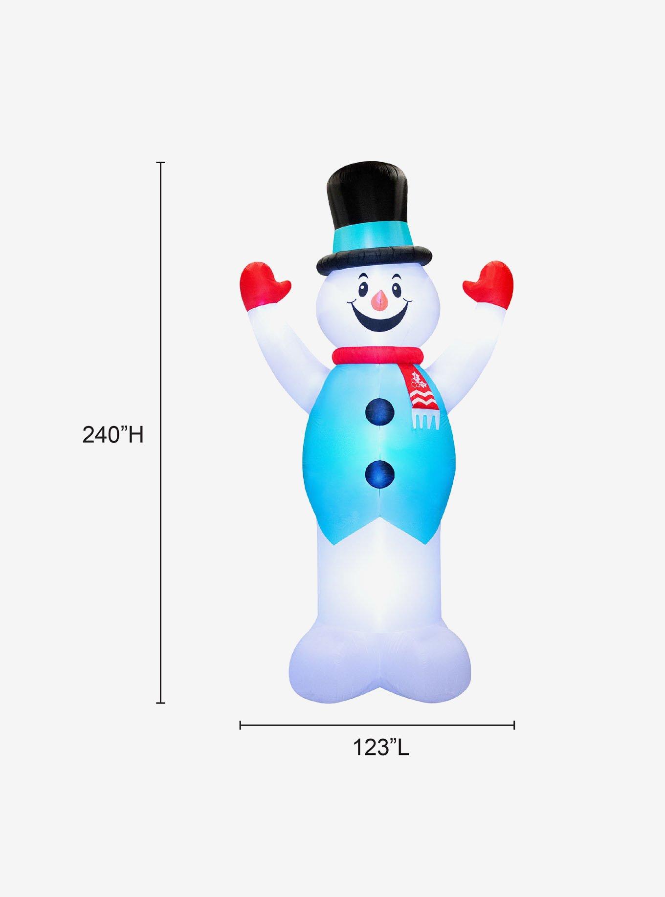 Colossal Snowman Airflowz Inflatable, , alternate