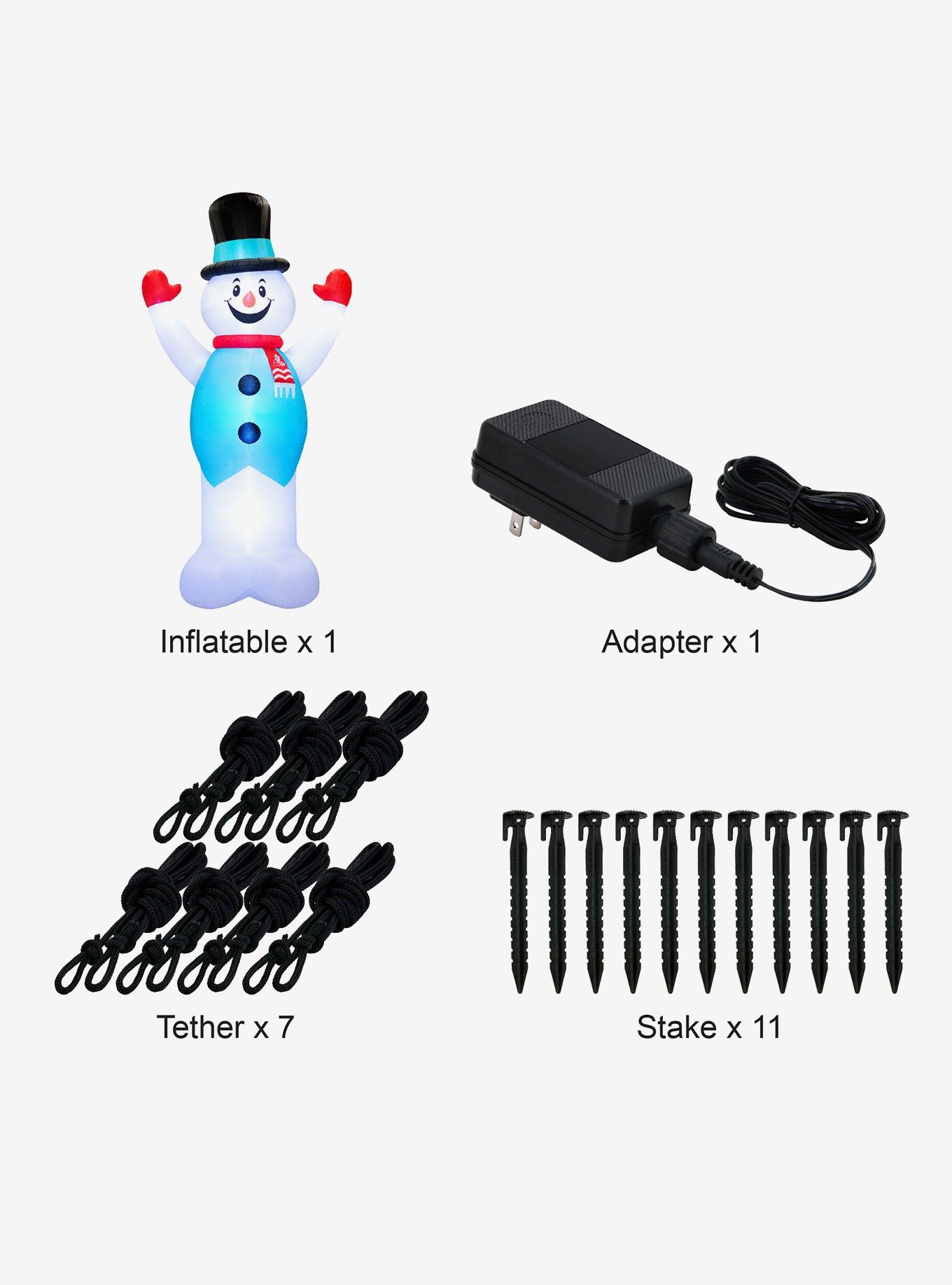 Colossal Snowman Airflowz Inflatable, , alternate