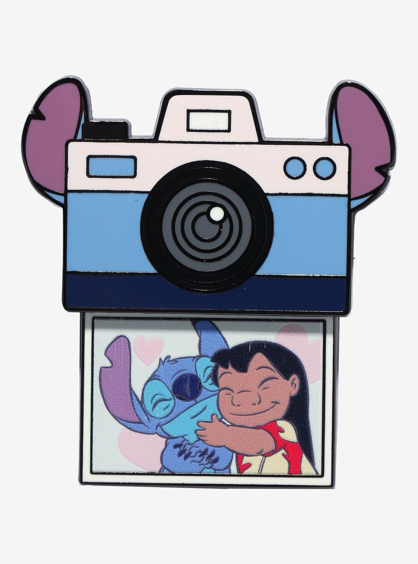 Disney Lilo & Stitch Instant Camera Enamel Pin, , hi-res