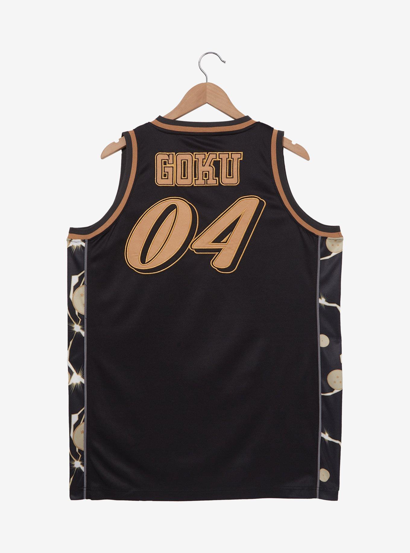 Dragon Ball Z Goku Basketball Jersey - BoxLunch Exclusive, BLACK, alternate