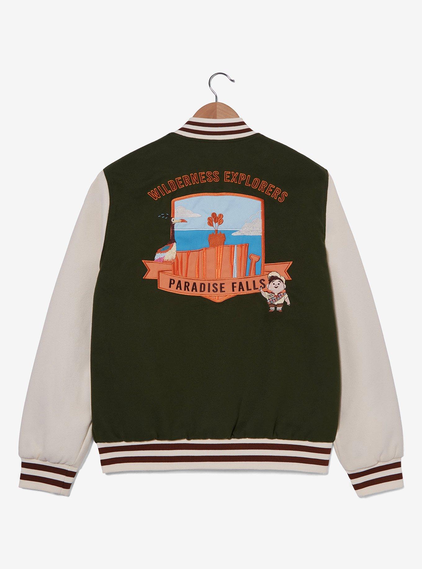 Disney Pixar Up Wilderness Explorer Bomber Jacket — BoxLunch Exclusive, OLIVE, alternate