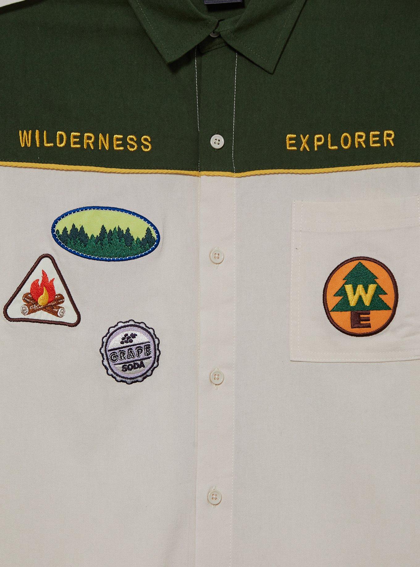 Disney Pixar Up Wilderness Explorer Woven T-Shirt — BoxLunch Exclusive, , hi-res