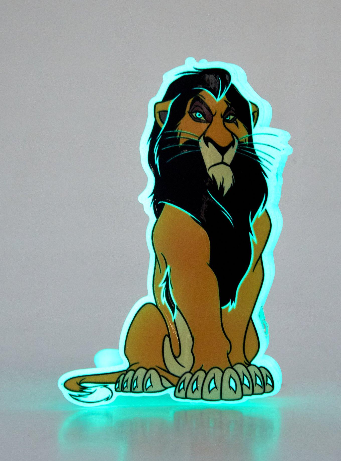 Disney The Lion King Scar Glow-in-the-Dark Figural Claw Clip, , alternate